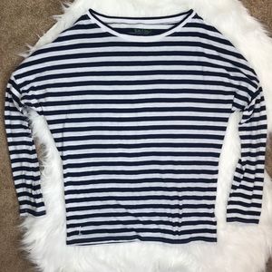 Lilly Pulitzer Tina Top Stripe With Logo